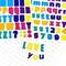 Bright Colours Alphabet & Number Stickers by Recollections™